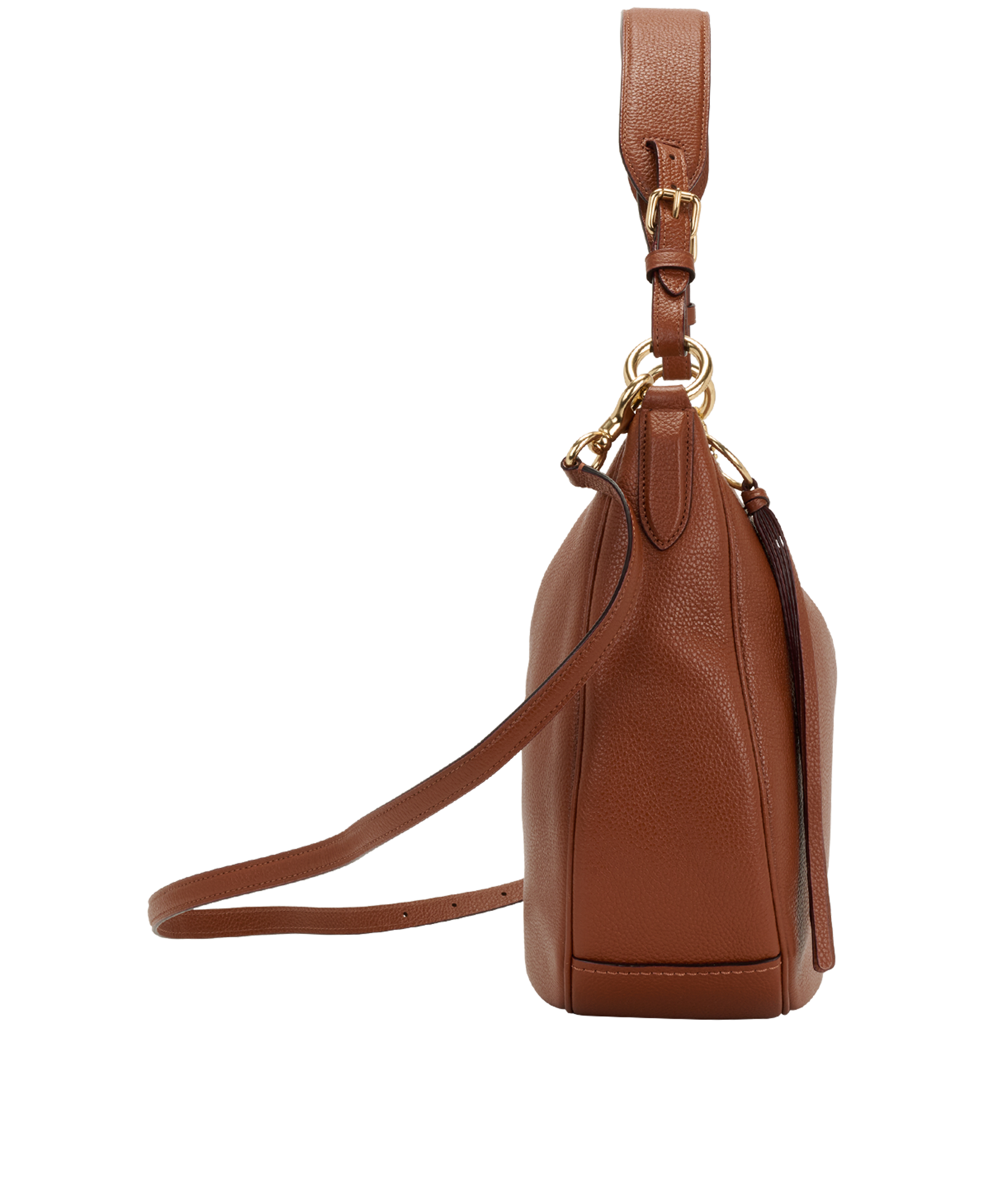 Sutton Hobo, &pound;250, Handbags, Tan, Leather, Side view